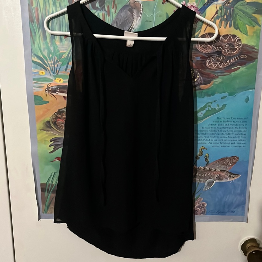Merona Black Sleeveless Top